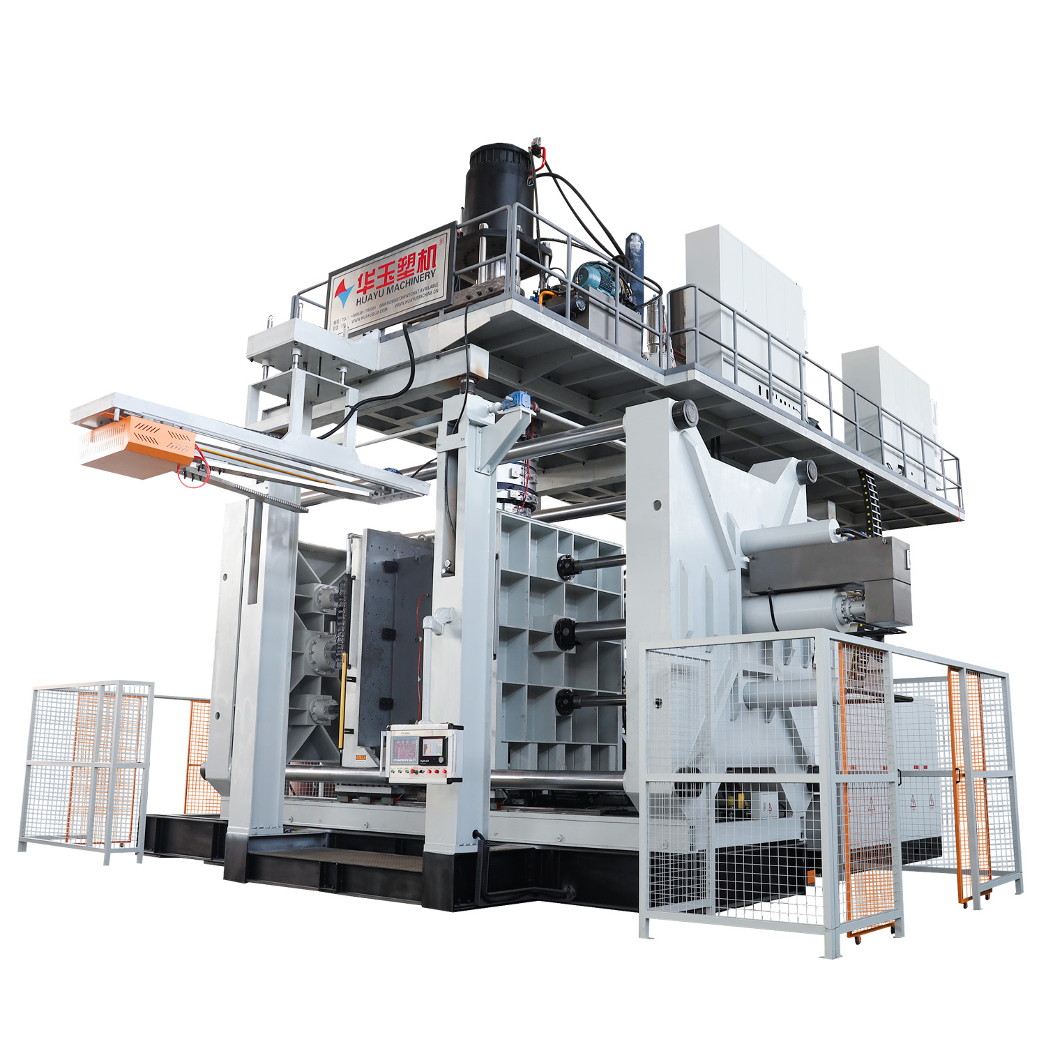 3000L五層大型水桶吹塑機(jī)，擁有超強(qiáng)機(jī)械強(qiáng)度